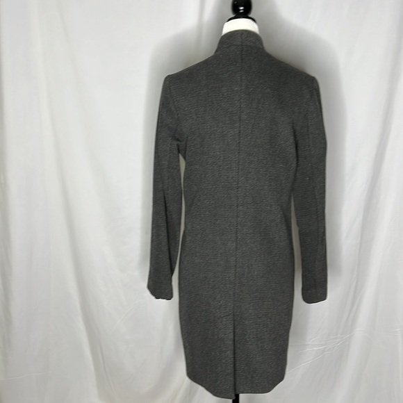 The Maison Cinqcent 500 Grey Wool Blazer Coat - Picture 4 of 10
